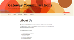 Desktop Screenshot of gway.co.za