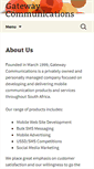 Mobile Screenshot of gway.co.za